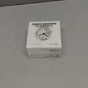 Betus Waterproof Bathroom Shower Clock with Large Suction Cup - Silent, Water Proof, Battery Operated Wall Clock for Toilet, Kitchen, Bedroom (White)