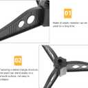 BESPORTBLE Christmas Tree Stand Base Small Plastic XmasTree Holder Artificial Tree Stand Replacement for Christmas Home & Office Decor, 0.8cm Hole Diamete