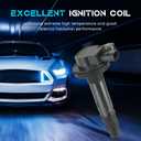 Set of 6 Ignition Coil Pack 3.5L 3.7L Compatible with Ford Edge Explorer F-150 Flex Fusion Mustang Taurus Transit-150 250 350, Lincoln MKT MKX MKZ CX-9 Mercury Sable Replace DG520 UF553