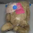Oitscute Big Baby Teddy Bear with Cloth Cute Stuffed Animal Soft Plush Toy 25" (Pink&Brown)