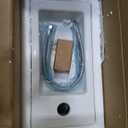 Wall Hung Basin Sink Small Cloakroom Basin Rectangle Ceramic Wash Basin Right Hand (Classic)