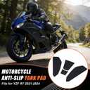 Fuel Tank Pads for YZF R7 with Strong Adhesive - Motorcycle Anti-Slip Fuel Tank Pad Tank Protectors Accessories for YZF R7 2021 2022 2023 2024 2025