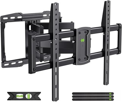 USX Mount Full Motion TV Wall Mount for 42-86 inch, TV Mount Swivel and Tilt,Wall Mount Bracket with Dual Articulating Arms Up to 132lbs, VESA 600x400mm, Max 16" Wood Studs, UL Listed XML019