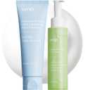 WNP Double Cleanser Duo for Facial Cleansing: Amino Acid Deep Clean Gel & Hyaluronic Acid Hydrating Face Wash for Gentle, Non-Stripping, Moisture-Locking Daily Cleanse