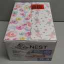 The Honest Company Comfort Dry Disposable Daytime Diapers for Sensitive Skin, Hypoallergenic, Rose Blossom + Tutu Cute, Club Box Size Newborn 72 Count