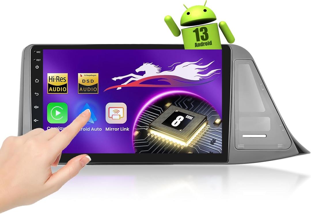 [Qualcomm 8-core 4+64GB] Car Radio Stereo for Toyota CHR 2016-2019 with 9-Inch 1280P QLED Touchscreen Radio Wireless Carplay Android Auto BT5.1 DSP/Hi-Res Audio 5GWIFI SWC GPS+Backup Camera