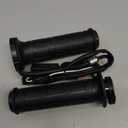 7/8''ATV UTV Heated Motorcycle Grips, 12V 3 Temperature Electric Heated Hand Grips Fit for Harley Honda Kawasaki Yamaha 22mm Diameter Handlebar, Waterproof Anti-Slip