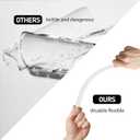 2 x 3 Pack 12" Replacement Straws, Compatible with Stanley Cup 40 ozReusable Straw with Straw Brush for Stanley Cup Accessories, for Stanley StrawsFood Grade & BPA Free(Translucent White)