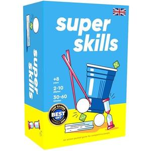 Super Skills - Action Game for Competitive People - Beat Your Friends at 120 Challenges - Fun Group Activity for Family Night or Party with Kids, Teen