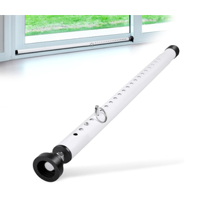 Sliding Door Security Bar, 17-50 inch Adjustable, Window Security Bar with Rubber Tips, Sliding Door Lock Bars, for Window Safety Bars Home Apartment Safety, Home Apartment Patio Heavy Duty Interior