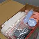 CUTE STONE BBQ Grill Toys for Kids with Color Changing Food, Cool Mist Spray, Sizzling Sound & Lights - Pretend Play Cooking Outdoor Grill Set with Frying Pan, on Wheels for Easy Move (Pink)