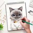 9" x 12" Sketch Book, Spiral Bound Drawing Pad Sketchbook for Drawing, 2-Pack 200 Sheets (68lb/120gsm) Acid Free Artist Sketch Pad for Kids,Teens, Artists of All Levels - Thick Cardboard Cover