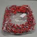 Timer & 8 Modes Prelit Lighted Valentines Christmas Wreaths for Front Door, 20 Warm White Lights with Bowknot Artificial Red Berry Christmas Wreath Battery Operated Small Wreath Home Holiday 18 Inch