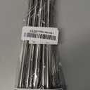 Jetstop Stainless Steel Straws with covers fit Stanley 40 oz tumbler, Reusable 12 Inch Metal Straw with Silicone Tips & Cover Caps, Compatible with Stanley Quencher H2.0 (6 Pack: 3 Bent + 3 Straight)