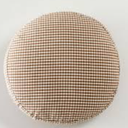 Pouf Cover, 100% Cotton Handmade Knitted Ottoman Pouf Cover Round Foot Stool