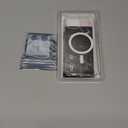 Choiche Compatible for iPhone 15 Case Magnetic, Women Clear Glitter Bling Sparkly Case, [2xDiamond Camera Lens Protectors] [2xTempered Glass Screen Protectors] [Compatible MagSafe] (Glitter Clear)