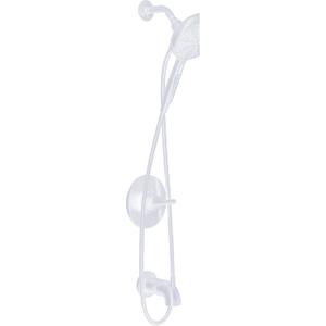 Delta Nicoli 14 Series Brushed Nickel Bathtub Shower Faucet Set with Handheld Shower Head, Valve Trim Kit, Stainless 144749-SS-HS (Valve Included)