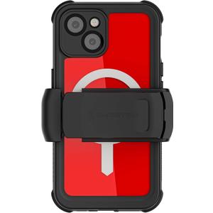 Ghostek NAUTICAL iPhone 14 Waterproof Case with Screen Protector, Belt Clip, MagSafe Magnetic Compatible Extreme Tough Heavy Duty Protection Phone Cover Designed for 2022 Apple iPhone14 (6.1") (Clear)
