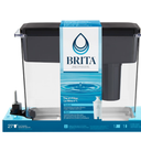 Brita UltraMax Large Water Dispenser With Standard Filter, BPAFree, Reduces Copper, Cadmium and Mercury Impurities, Lasts 2 Months or 40 Gallons, Includes 1 Filter, Kitchen Accessories, Large 27Cup
