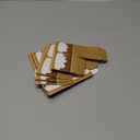 Fun Express Campfire Smores Party Folding Favor Boxes  12-Pack 2" x 2" x 2" Perfect for Smores & Treats Ideal for Outdoor Gatherings Birthday Parties and Camping Brown Color 12 Pieces