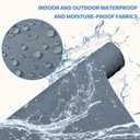 KING MOUNTAIN Canvas Repair Patch 1630 Inch Self-Adhesive Waterproof Fabric Patch for Sofas, Tents, Furniture,Tote Bags, Car Seats (Beige)