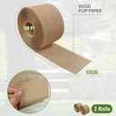 2 Rolls 100 FT Protector Wraps for Tree Trunk: Natural Paper Guard for Demaged Bark, Breathable & Moisturizing Cover for Plants & Saplings, Bandage for Fruit Trees Keeping Warm in Winter