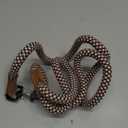 Mile High Life Rope Leash with Genuine Leather Connection, 6 FT/5 FT/4 FT, Heavy Duty Leash for Medium & Large Dogs (Brown, 48 Inch)