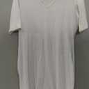 Fine Jersey Women's Crossover V-Neck Coverup White 2X