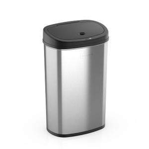 Kitchen Trash Can 13.2 Gallon Trash Can Motion Sensor Stainless Steel TipUYJKOAE