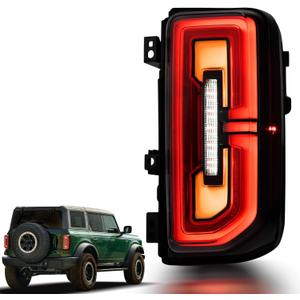 Tail lights Compatible with 2021 2022 2023 2024 2025 Ford Bronco Rear Lights Assemblies OE Factory Style LED Model Taillights Replace M2DZ13404B(Bronco, Right Passenger Sid)