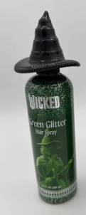 Wicked Green Glitter Hair Spray, 6.76oz EXP: 08/12/2028