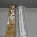 LUCKUP Cordless Zebra Blinds Roller Shades for Window-Dual Layer Sheer Blinds Light Control with Valance Day Night Privacy Light Filtering Fabric, 26" W x 48" H, White