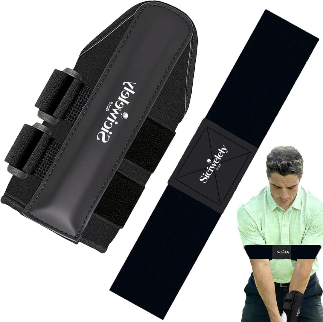 2026 Golf Wrist Trainer Pro,Golf Wrist Brace with Internal Rigid Splint for Left/Right Handed, Golf Wrist Training Aid to Correct Wrist Angle and Reduce Chicken Wing for Golf Beginners