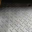 Rubber Curb Ramp,2 Pack,6" Rise Height,11023Ibs, Capacity Driveway Ramps,18.9" L x 18.9" W,Capacity Threshold Ramps,Suitable for Cars, wheelchairs, Scooters, Lawn mowers