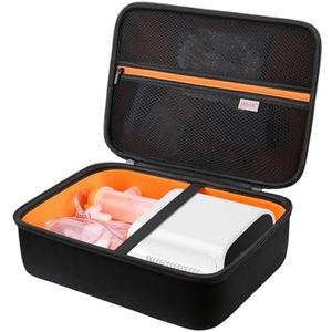 BOVKE Hard Case for Smart Nebulizer for Breathing Problems, Desktop Inhaler Nebulizer for Home Use, Storage Bag for Digital Asthma Nebulizer Machine for Adults and Kids, Space for Masks, Cables, Black BOVKE Hard Case for Smart Nebulizer for Breathing Problems, Desktop Inhaler Nebulizer for Home Use, Storage Bag for Digital Asthma Nebulizer Machine for Adults and Kids, Space for Masks, Cables, Black