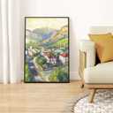 Venusmiles Canvas Frame 24x36 Frame for Canvas Painting Floating for 1" Deep, Floater for Canvas Artist Panel Oil Painting Wall Art Décor, Vertical or Horizontal Picture Wall Decor, Black