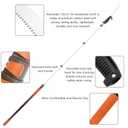 Karveden 26FT Reach Manual Pole Saws for Tree Trimming with 5-20FT Telescoping Extension Pole, Anti-slip Handle, Manual Pruning Pole Saw with 19" 3X Detachable Saw for Forestry, Yard, Garden, Patios