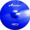 Arborea Cymbal Pack for Drum 7 pcs Blue Hero Series Include 14"Hihats 16"Crash 20"Ride Bonus 10" Splash 16"Ozone Stacker 18" China Cymbal Free Cymbal Bag