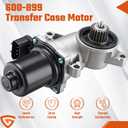 Transfer Case Encoder Motor Compatible with GMC YukonFit for Chevy Silverado 1500/2500, Tahoe, Suburban (20072018), 4WD Replacement 19258696, 600-899