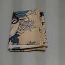 Artoid Mode Blue and White Porcelain Pumpkin Ink 210 GSM Fall Table Runner, Seasonal Autumn Kitchen Dining Table Decoration for Home Party Decor 13x72 Inch