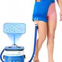 Cold Therapy Machine for Hip After Surgery with Pressure Regulator & Temperature Display, Ice Machine for Hip Replacement with Timer, Ice Wrap Pad Cryotherapy System for Post-Surgery Pain Relief