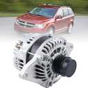 04801490AA Alternator Compatible with 2009-2020 Dodge Journey L4 2.4L Replace# 4801490AD A002TX0281 A2TX0281 4801490AC