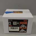 50 Pack BESTTEN 1 Gang Screwless Wall Plate, USWP4 Glossy Off White, Decorator Outlet Cover, Light Switch Face Plate, Decorative Receptacle Wallplate, H4.69 x W2.91