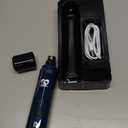 Casfuy Dog Nail Grinder Upgraded - Professional 2-Speed Electric Rechargeable Pet Nail Trimmer Painless Paws Grooming & Smoothing for Small Medium Large Dogs & Cats(Dark Blue)