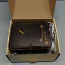 CD Player with Speakers Bluetooth Nostalgic Retro Portable CD Players for Home Wood Music Player FM Radio for HomeWired and Remote Control-Walnut Brown