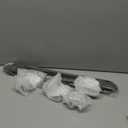 Coavas Stained Glass Window Film, Decorative Frosted Glass Window Privacy Film, Static Cling Non-Adhesive Windows Sticker for Front Door Bathroom Heat Control Anti UV, 23 x 78.7 Inch