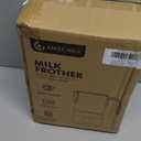 Milk Frother and Steamer [Upgraded], AMZCHEF All-in-1 Detachable Frother for Coffee 600W, Automatic Warm and Cold Foam Maker, Stainless Steel Jug, Dishwasher Safe, LED Display (Silver)