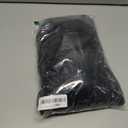 NASHALYLY Elegant Velvet Dress for Women Wrap V Neck Long Sleeve Split Bodycon Ruched Cocktail Party Maxi Dress(Black, Size XL)