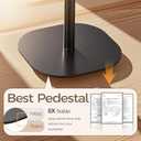 Hair Dryer Stand Holder, Hands Free Hair Dryer Stand with 360 Degree Rotating, Height Adjustable Countertop Blow Dryer Holder, Drubale Dryer Stand Works for 99% Blow Dryer