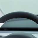 MEWANT Hand Stitched White Leather Tesla Model 3 Steering Wheel Cover for Tesla Model 3 2017-2023 / Model Y 2020-2023 for Tesla Model 3/Y Accessories